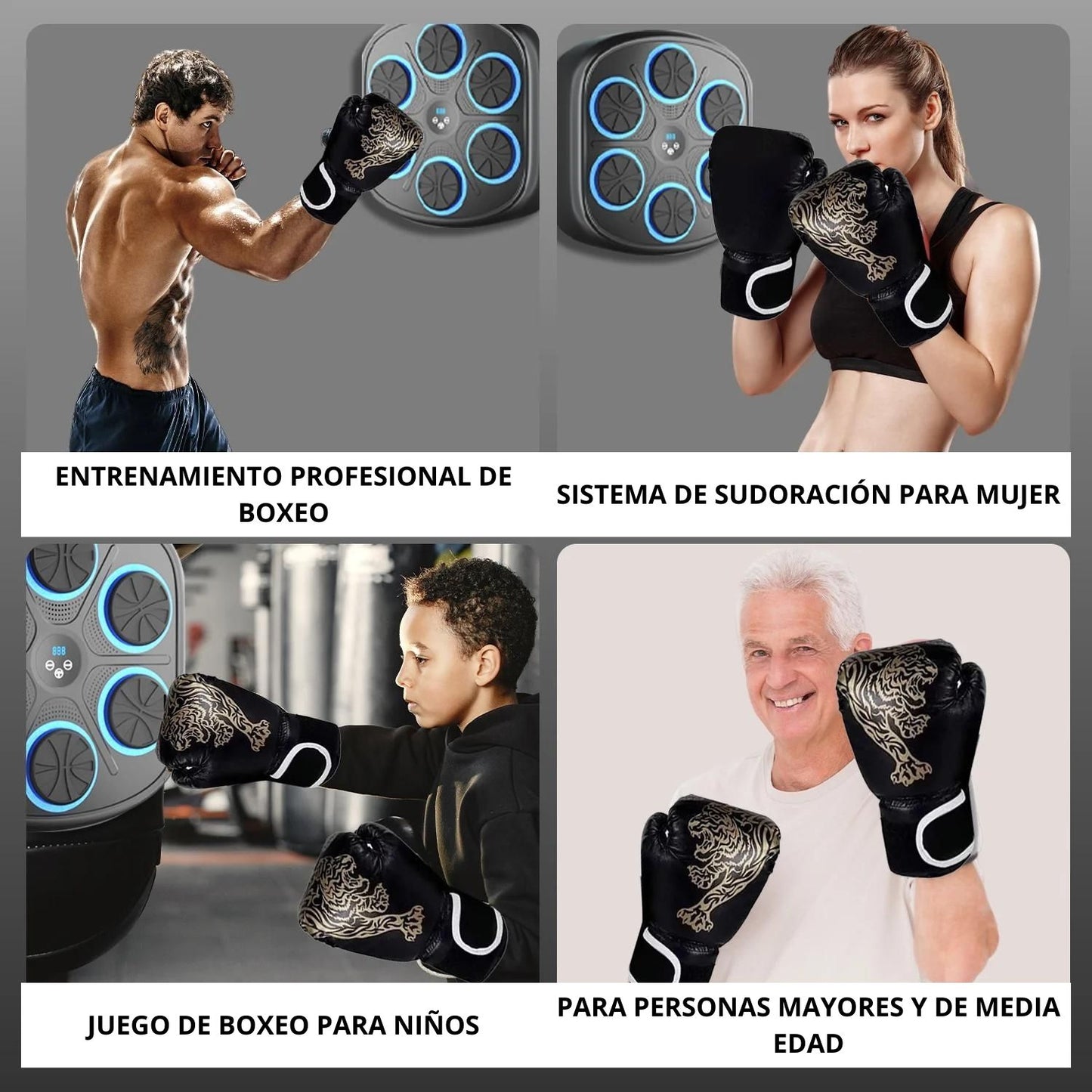 Maquina Fitness De Boxeo Musical